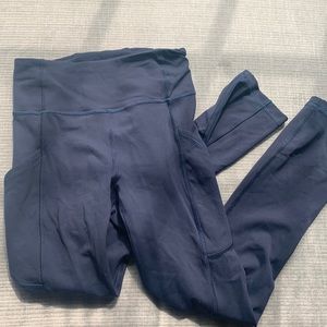 NAVY LULU LEGGINGS